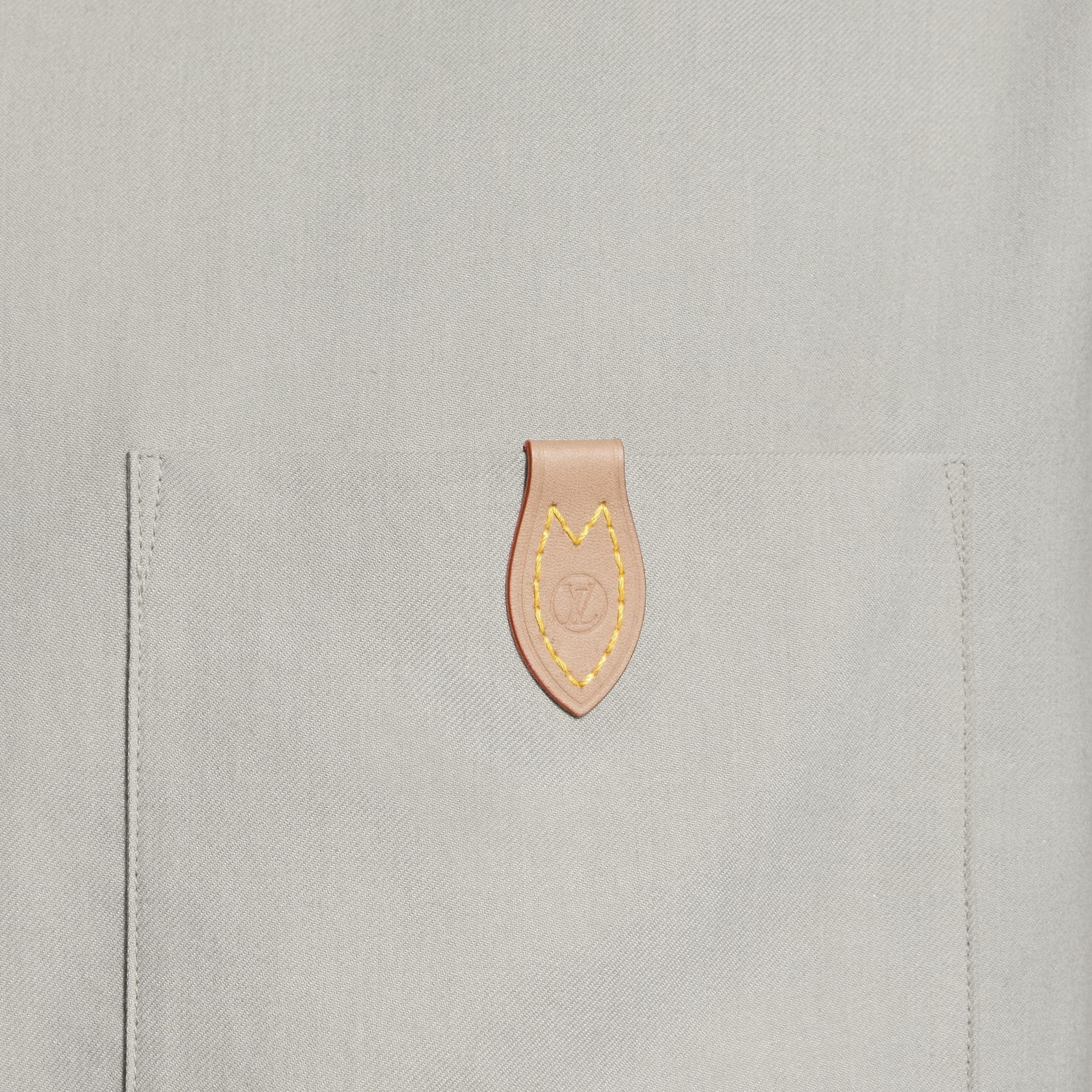 Short-Sleeved Silk, Cotton And Cashmere-Blend Open Collar Shirt