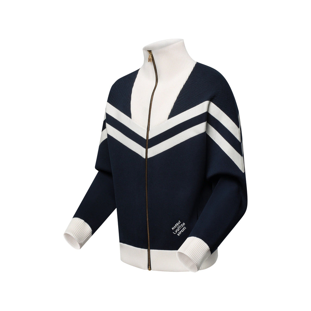 Knitted Cotton Sailor Blouson