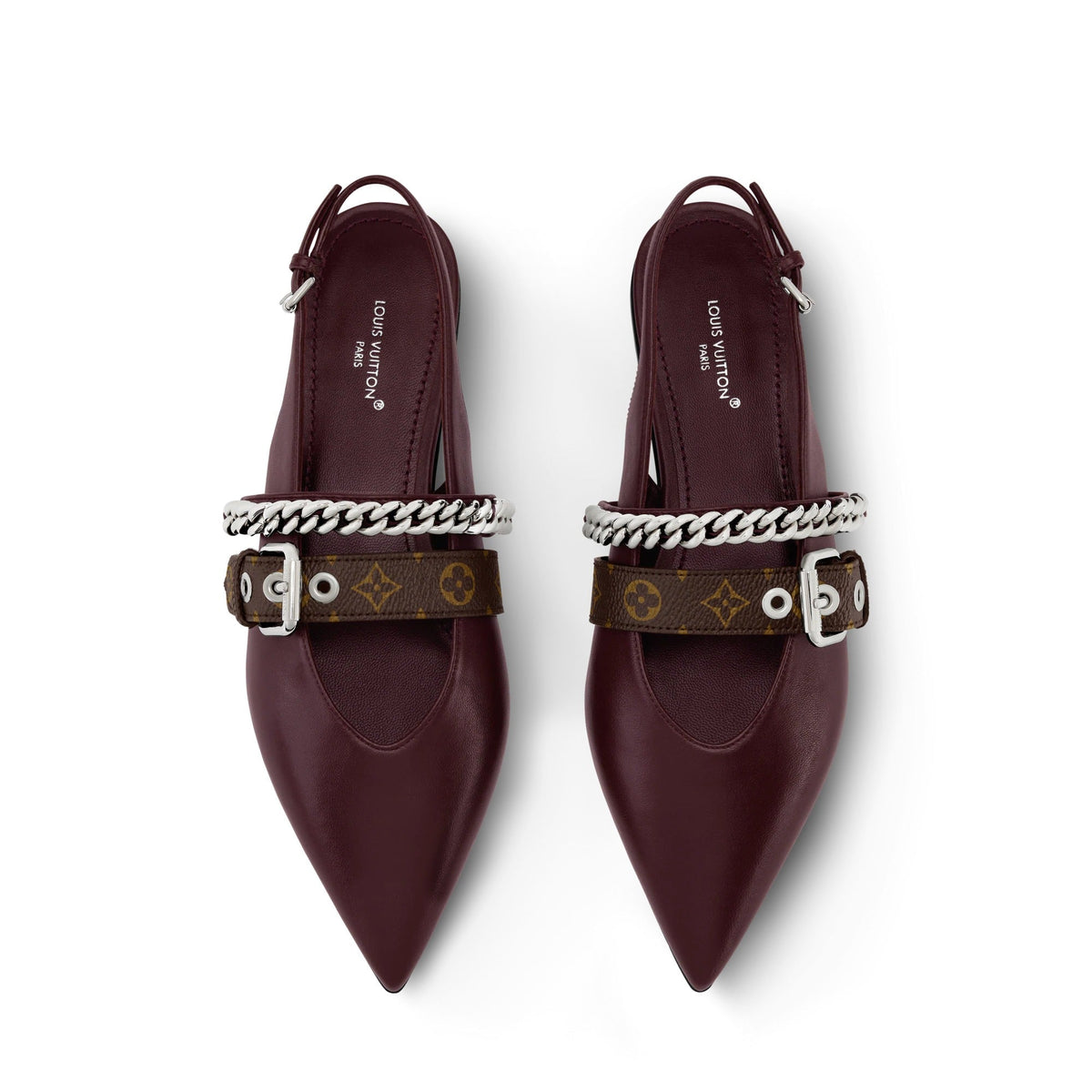 LV Vibe Slingback Flat Ballerina