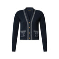 Contrast Accent Cardigan