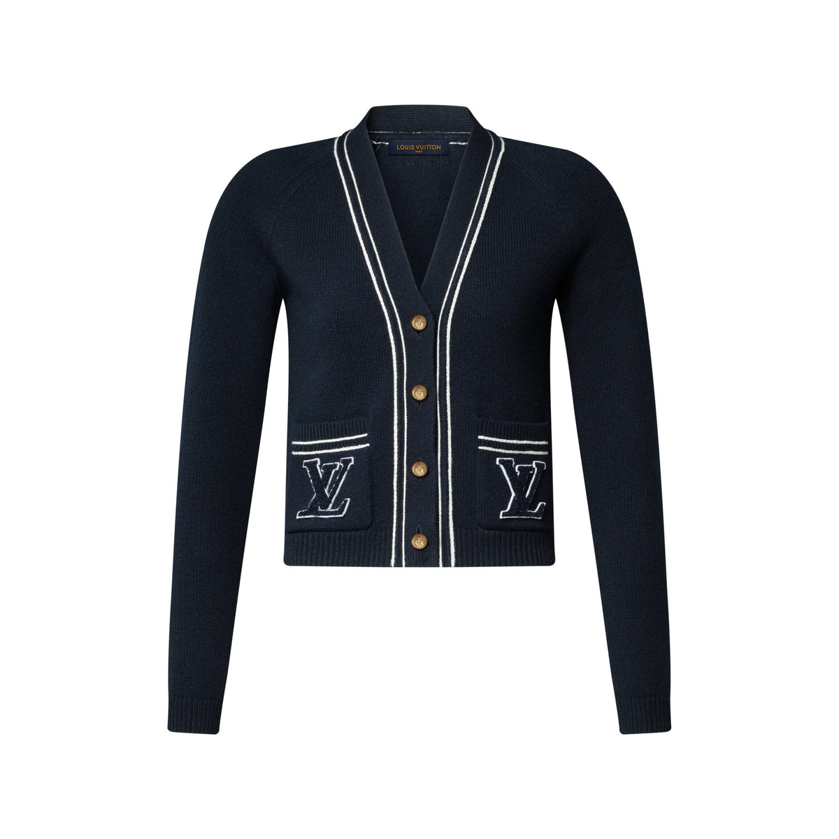 Contrast Accent Cardigan