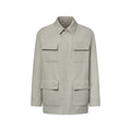 Cotton-Silk Blend Field Jacket