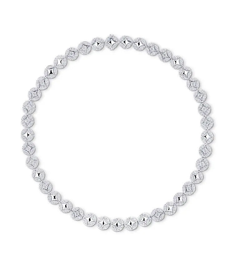 Galaxie Necklace, White Gold and Diamonds