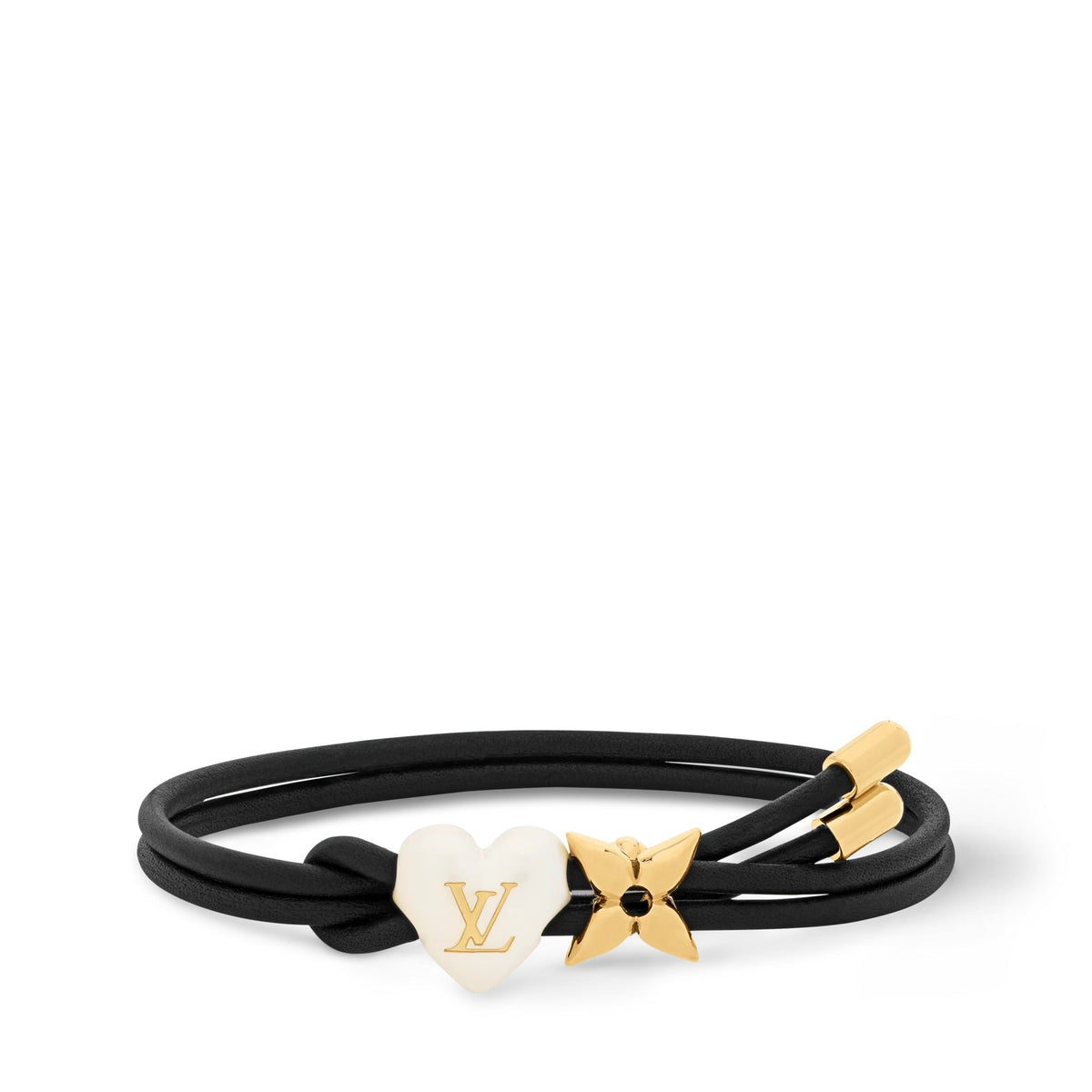 LV Bloom Pearl Heart Bracelet