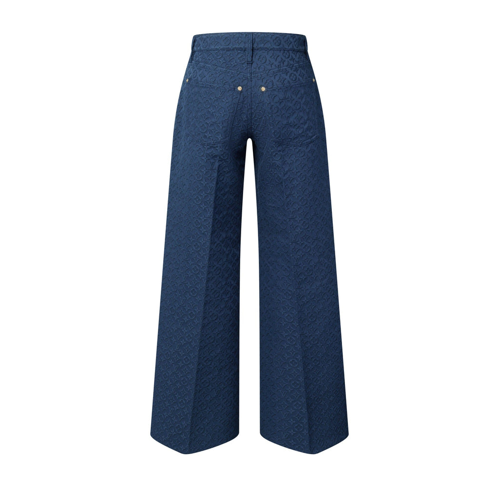 Monogram Jacquard Flared Pants