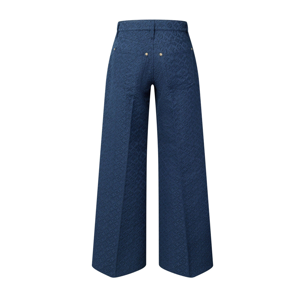 Monogram Jacquard Flared Pants