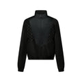 Leather Mix Track Top