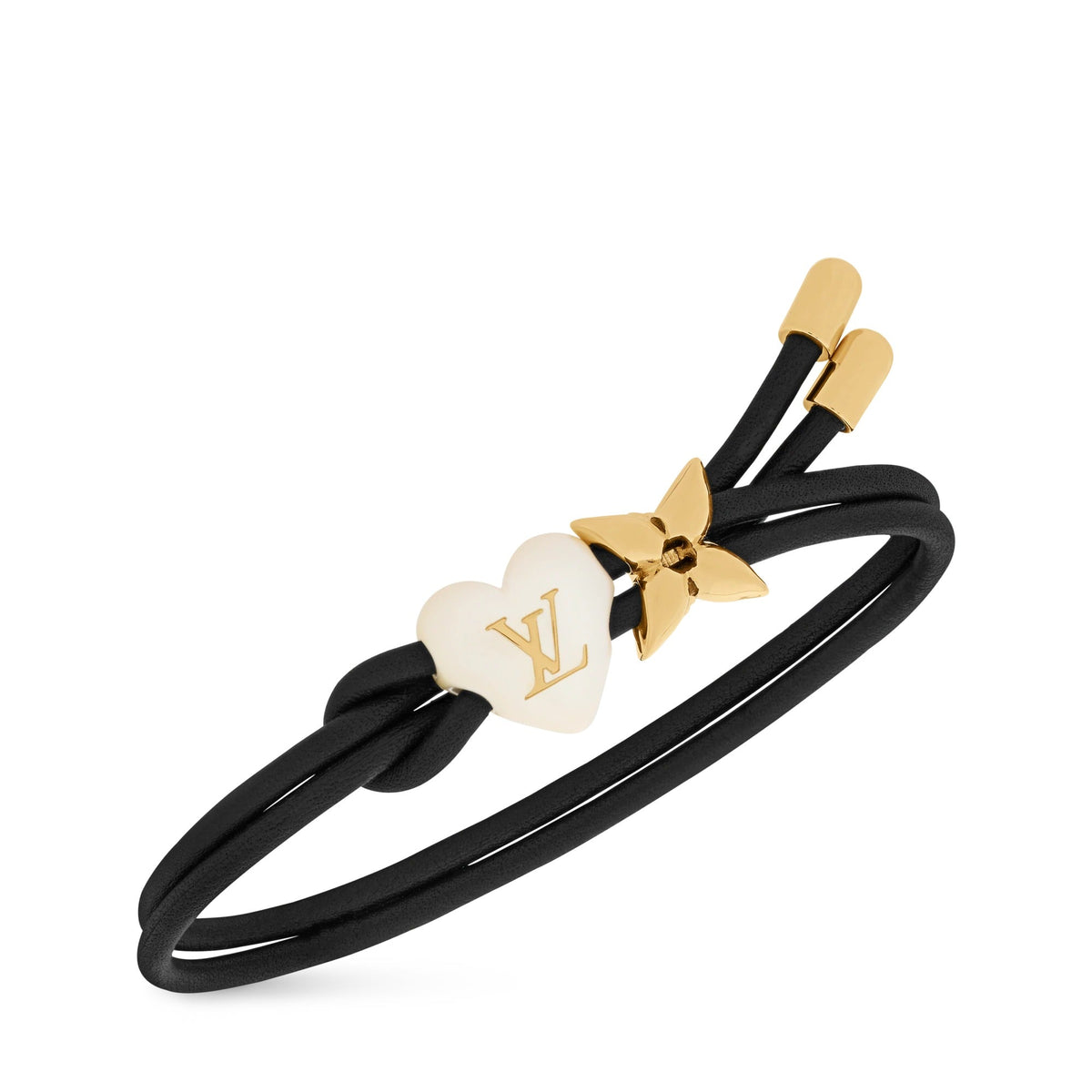 LV Bloom Pearl Heart Bracelet