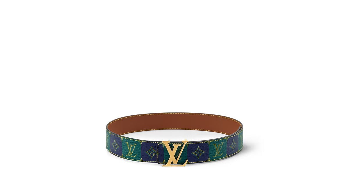 LV Initiales College Monogram Heritage 40mm Reversible Belt