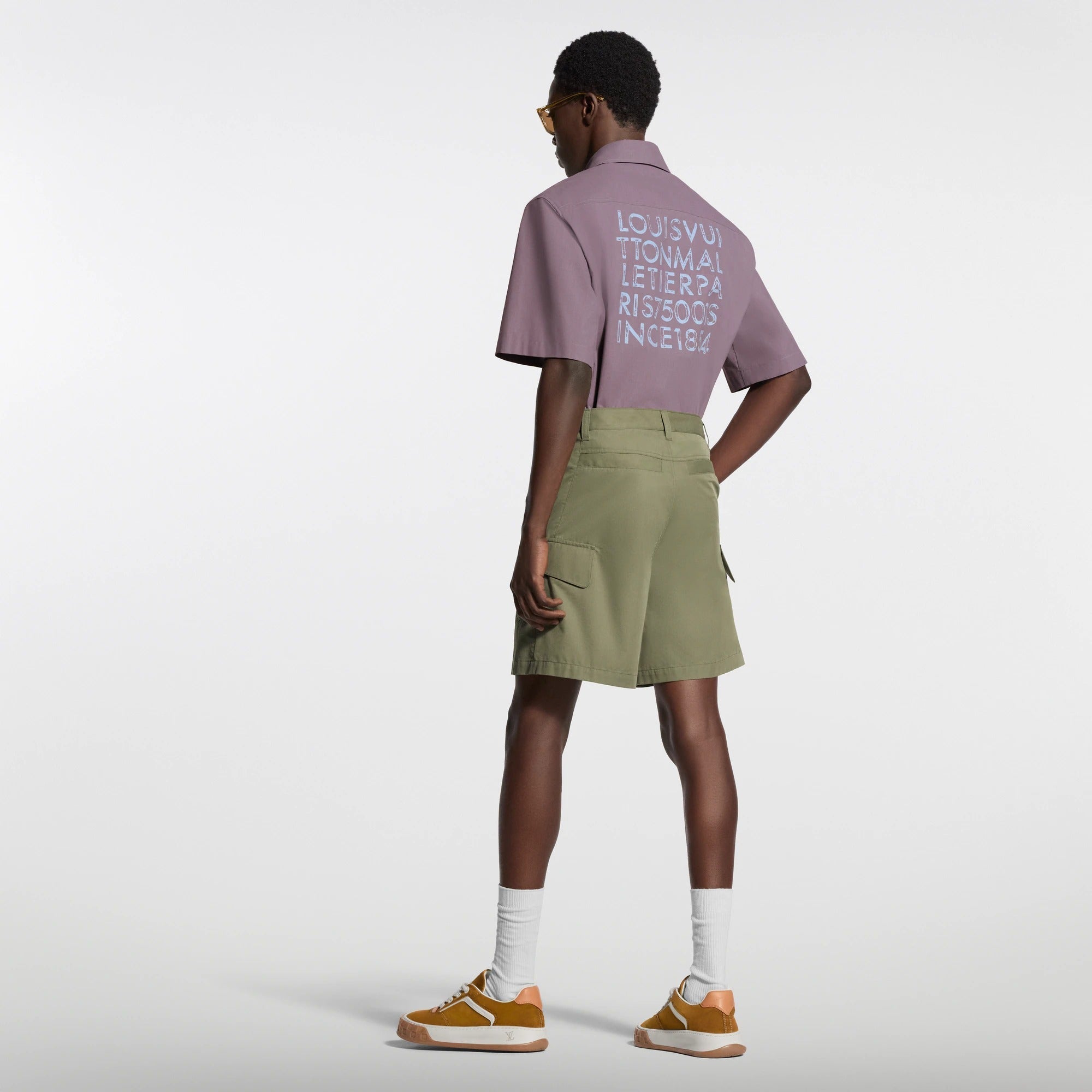 Technical Cotton Cargo Shorts