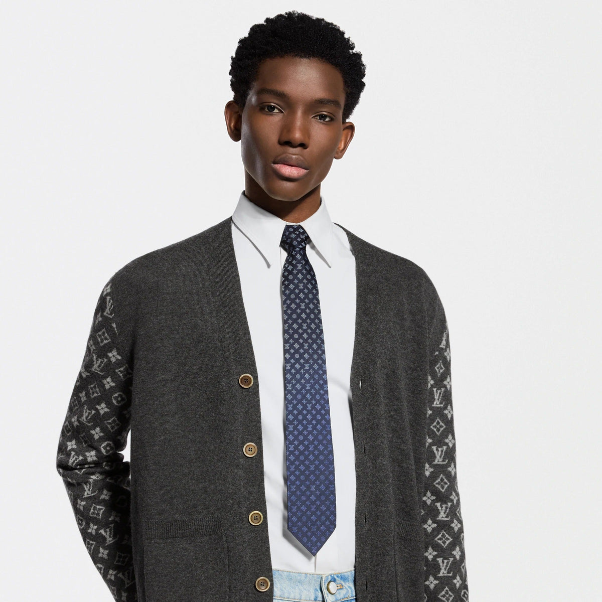 Monogram Blast Tie