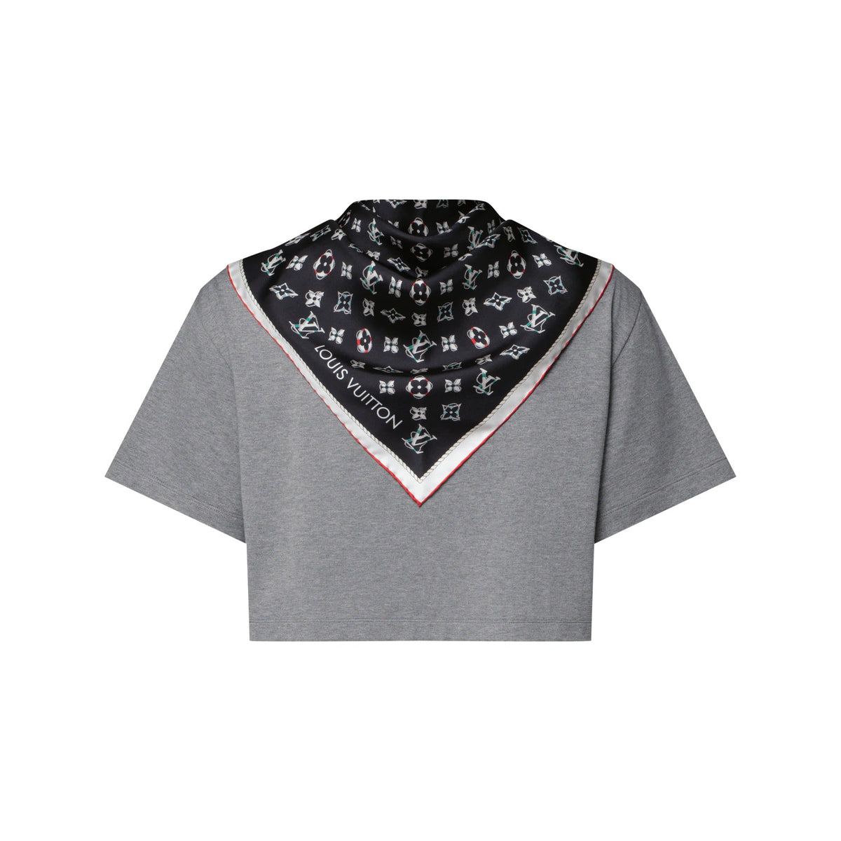 Nautical Scarf Crop Top