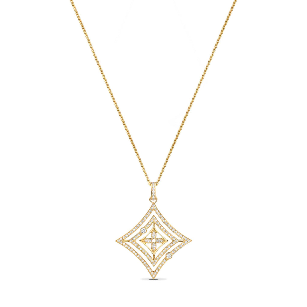 Idylle Blossom Medallion, Yellow Gold And Diamonds