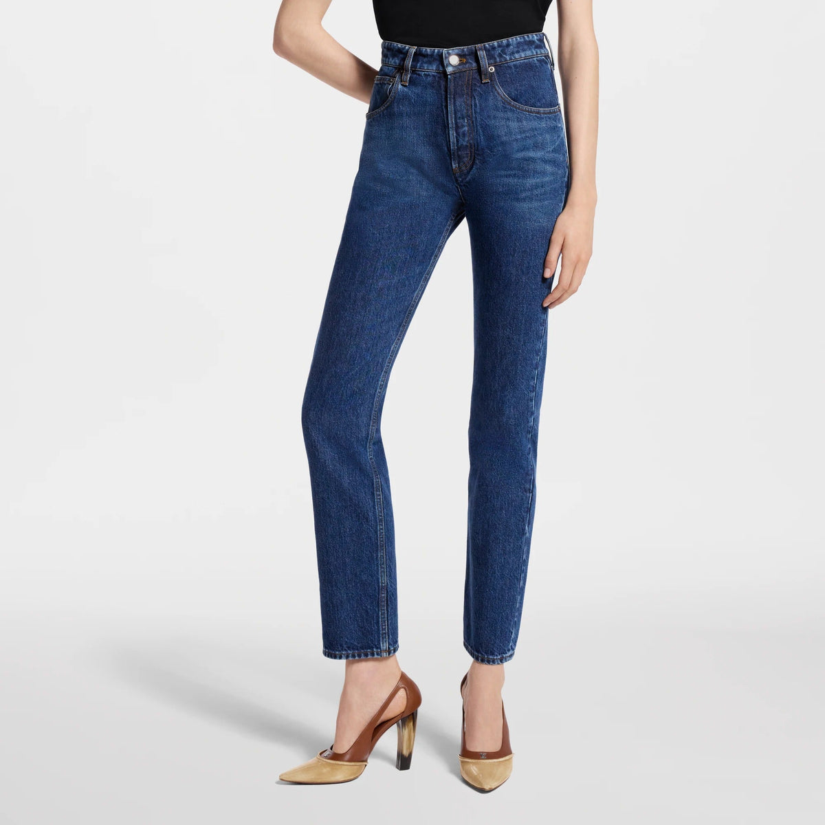 Straight-Cut Jeans