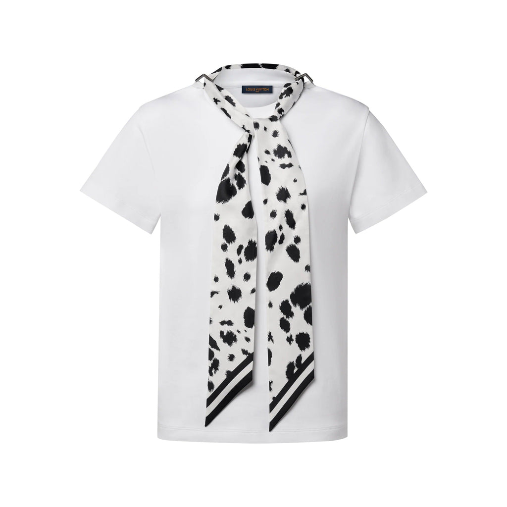 Signature Scarf Detail T-Shirt