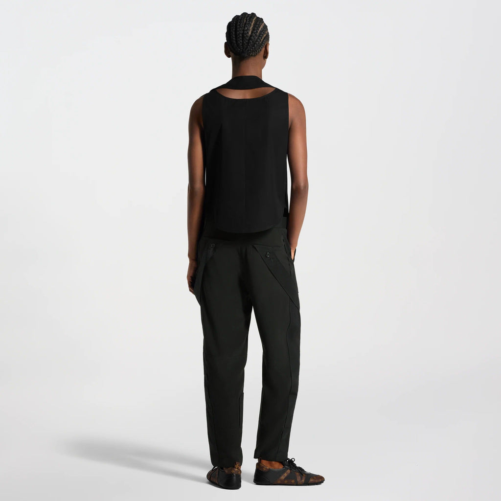 Poplin Insert Silk Cargo Pants