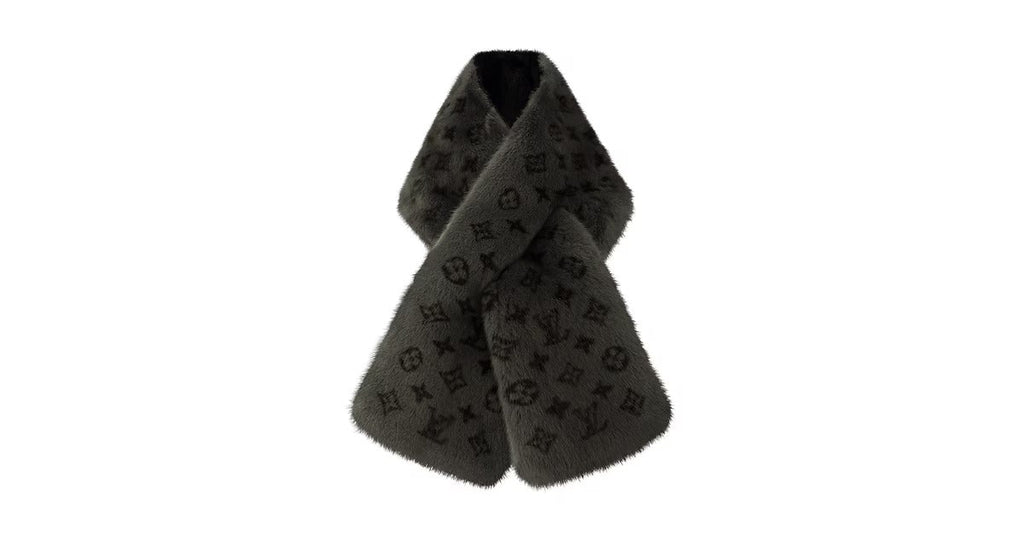 Monogram Reverso Fur Scarf
