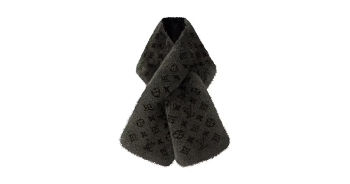 Monogram Reverso Fur Scarf