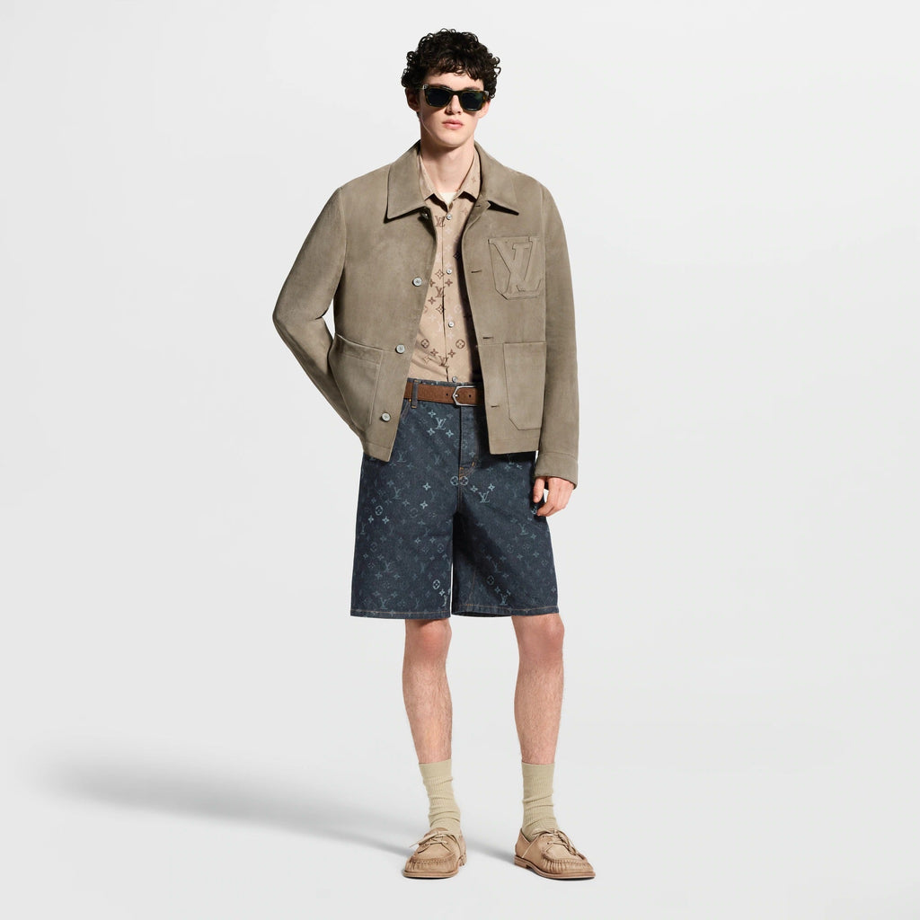 Light Suede Workwear Jacket