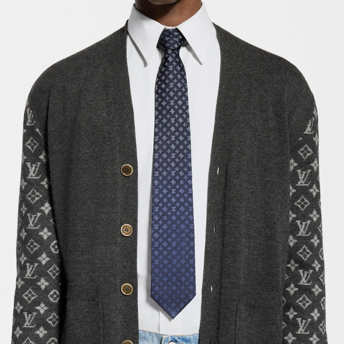 Monogram Blast Tie