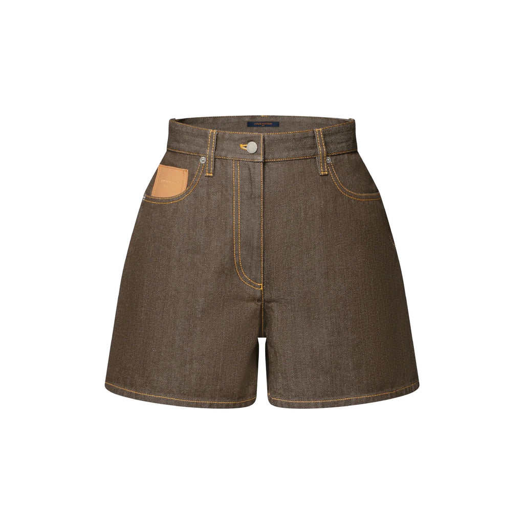 Speedy Patch Denim Shorts
