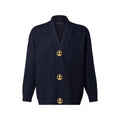Anchor Button Oversized Cardigan