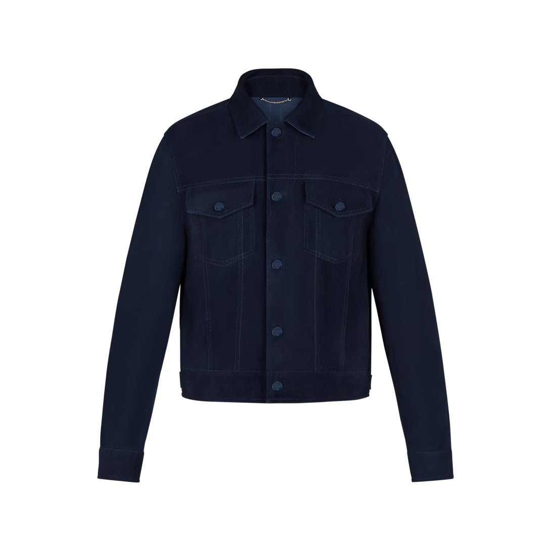 Suede Denim Jacket
