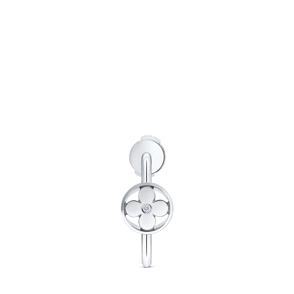 Idylle Blossom Small Hoop, White Gold And Diamond - Per Unit