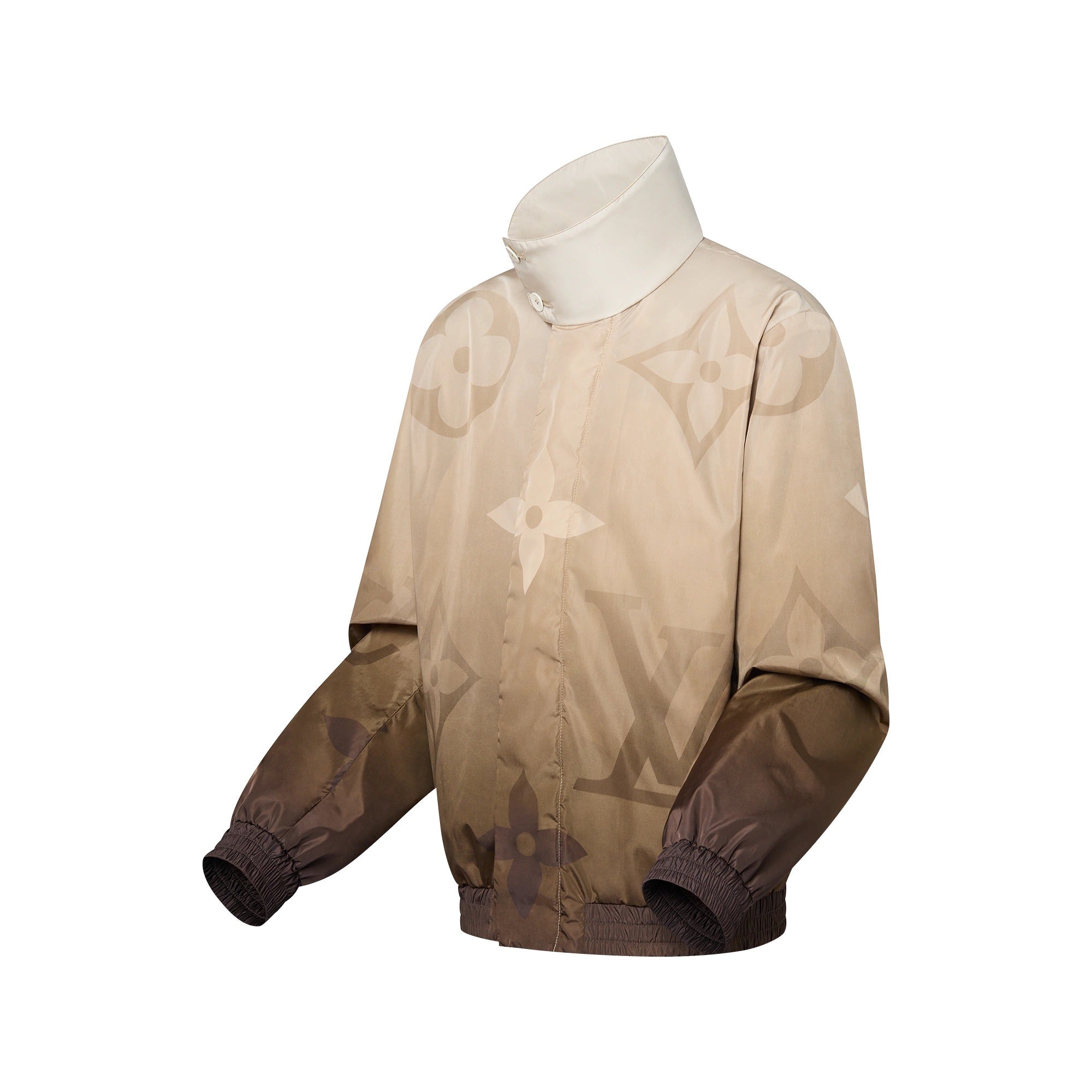 Monogram Printed Light Nylon Windbreaker