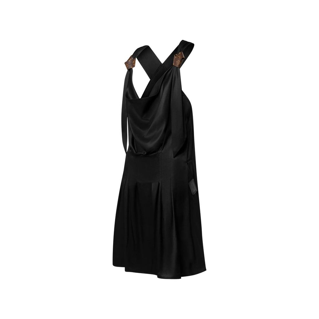 Monogram Knot Pocket Dress