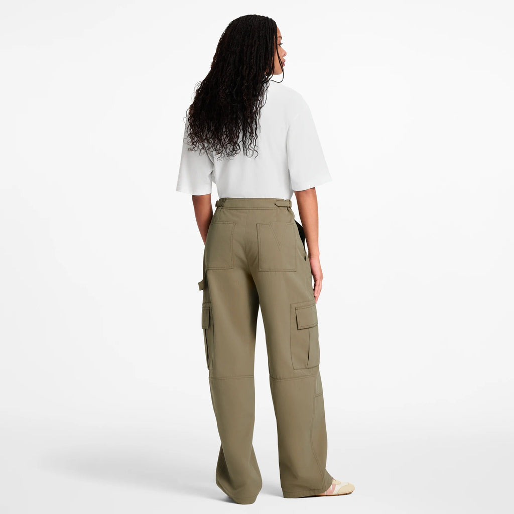 Wide-Leg Cargo Pants