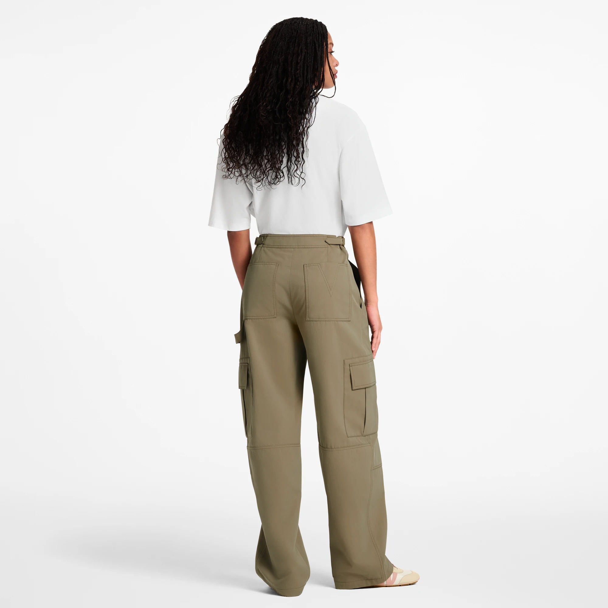 Wide-Leg Cargo Pants