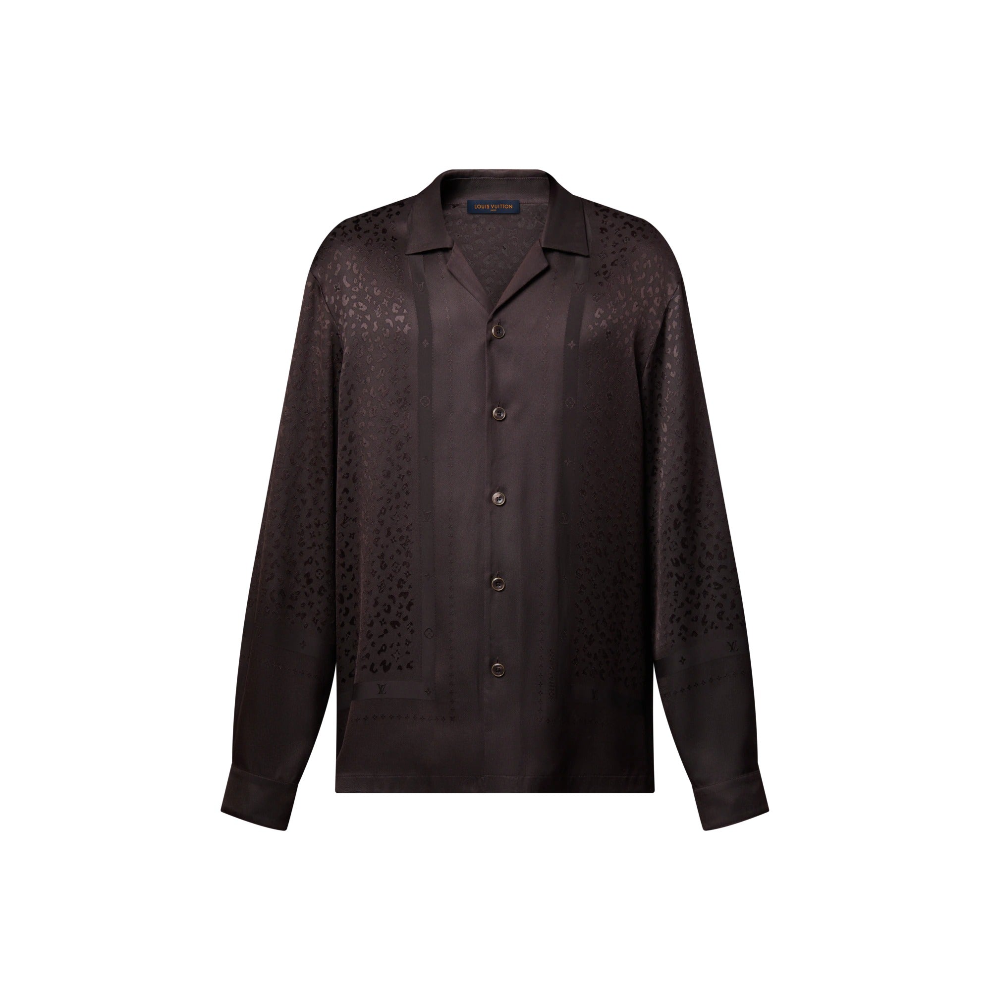 Scarf Silk Pajama Shirt