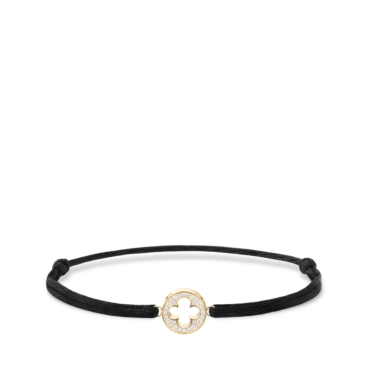 Empreinte Cord Bracelet, Yellow Gold and Diamonds