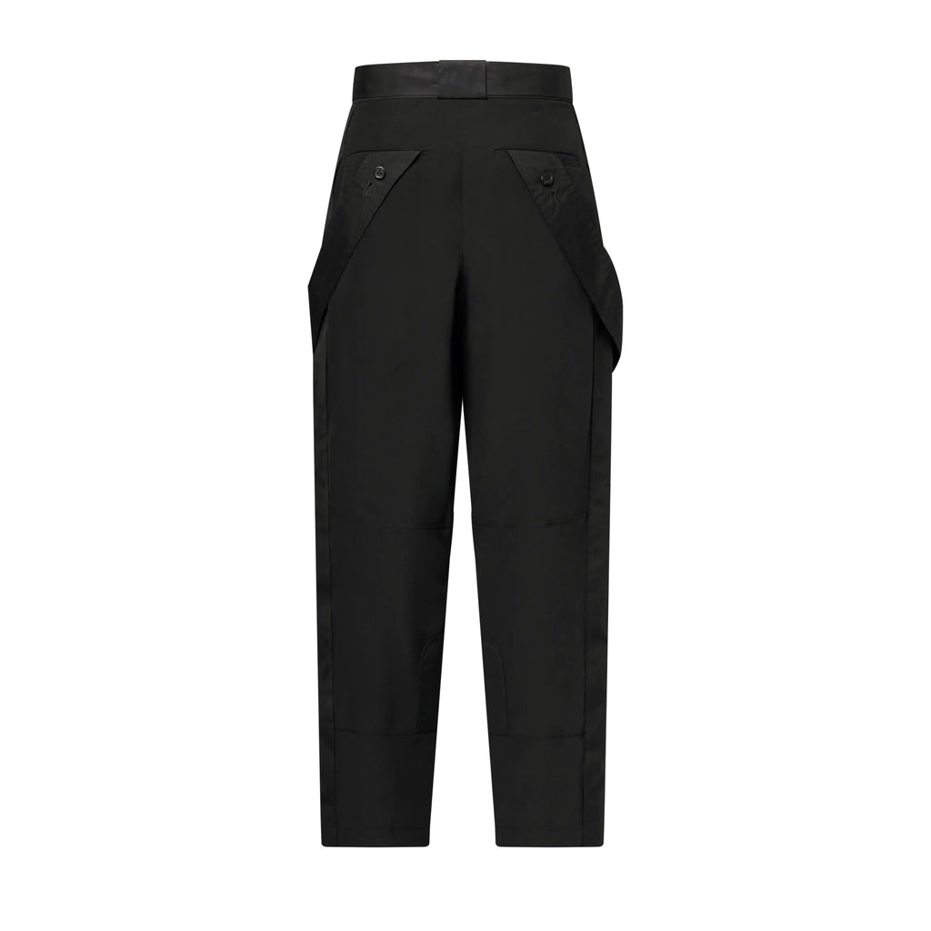 Poplin Insert Silk Cargo Pants