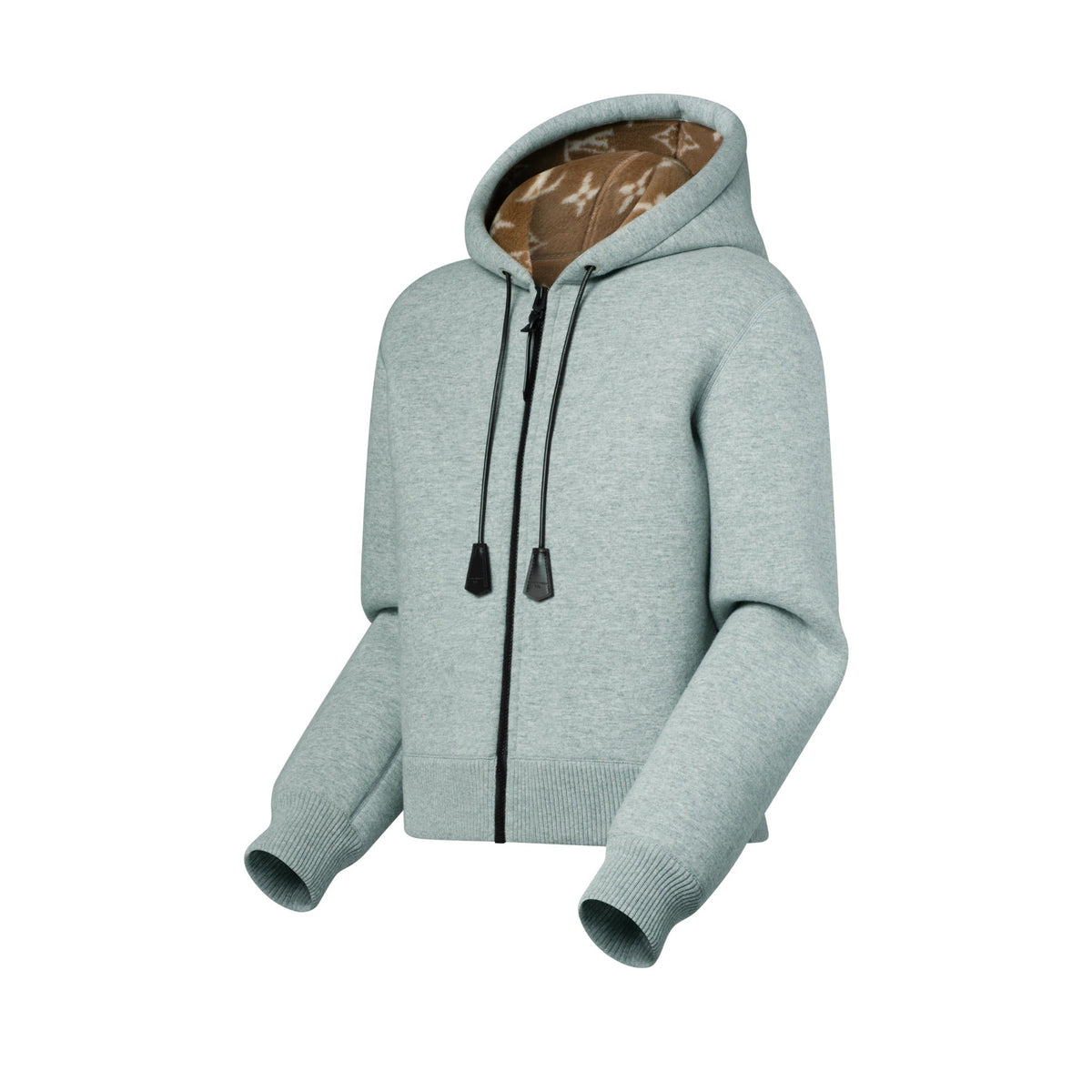 Fleece-Lined Zip-Up Hoodie