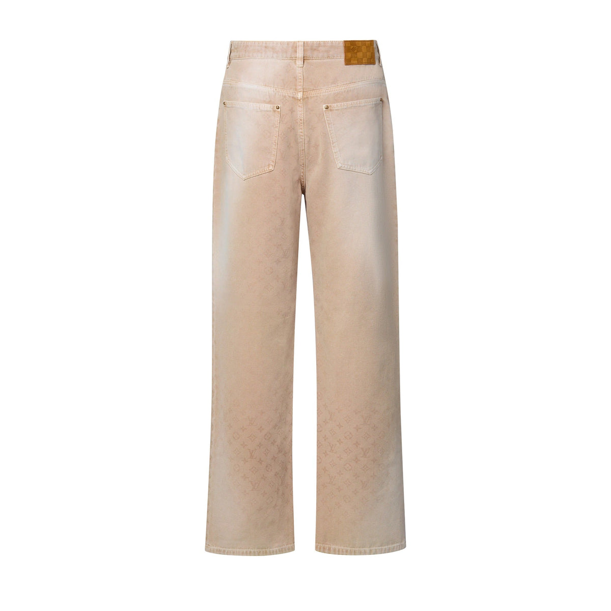 Monogram Denim Skate Pants