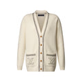 Contrast Accent Oversized Cardigan