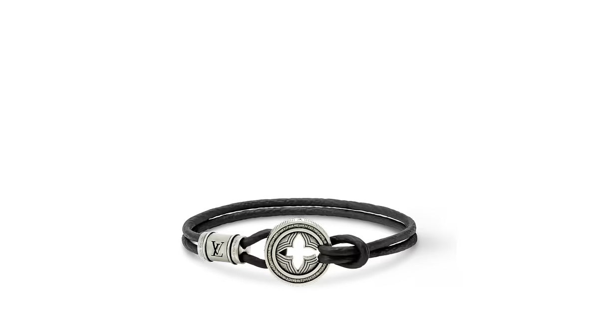 LV Tic Tac Toe Leather Bracelet