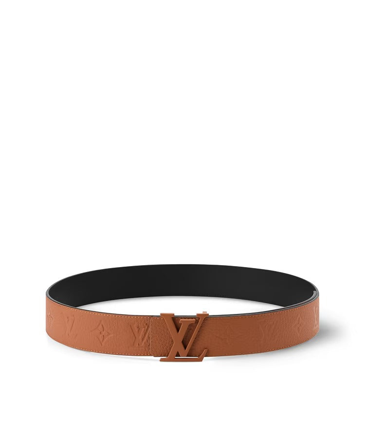 LV Initiales Taurillon Monogram 40mm Reversible Belt