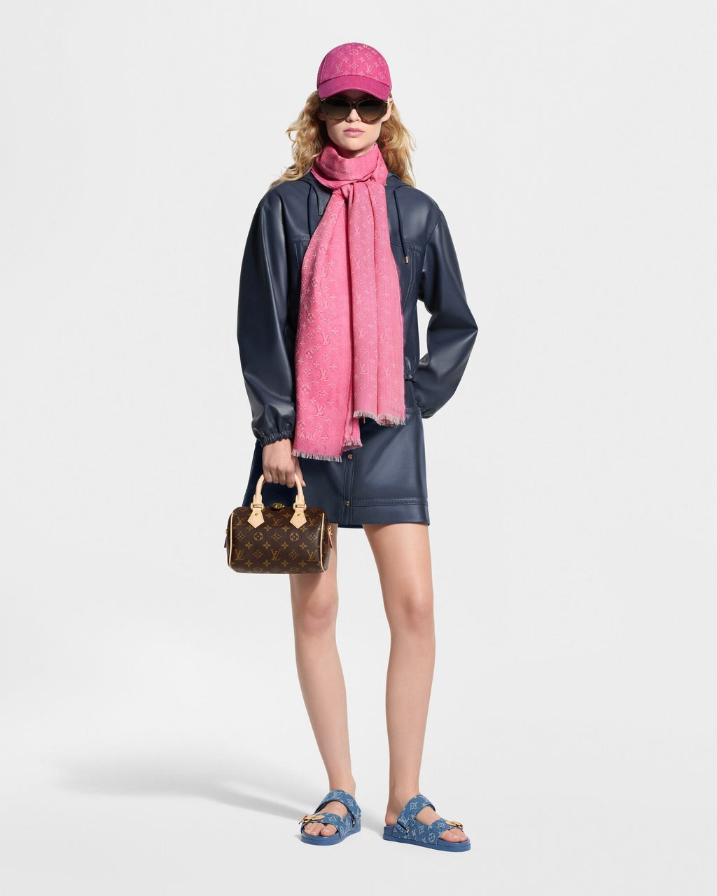 LV Denim Gradient Stole