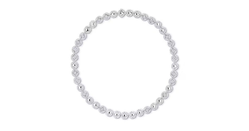 Galaxie Necklace, White Gold and Diamonds