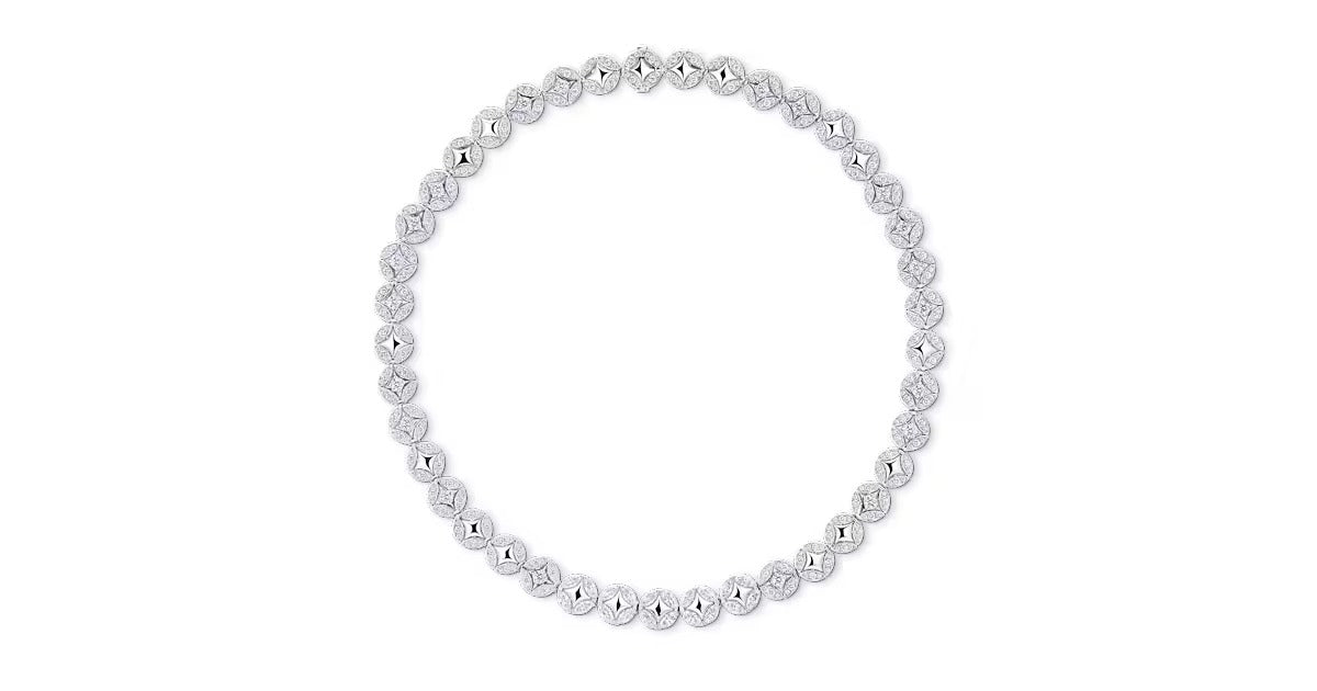 Galaxie Necklace, White Gold and Diamonds