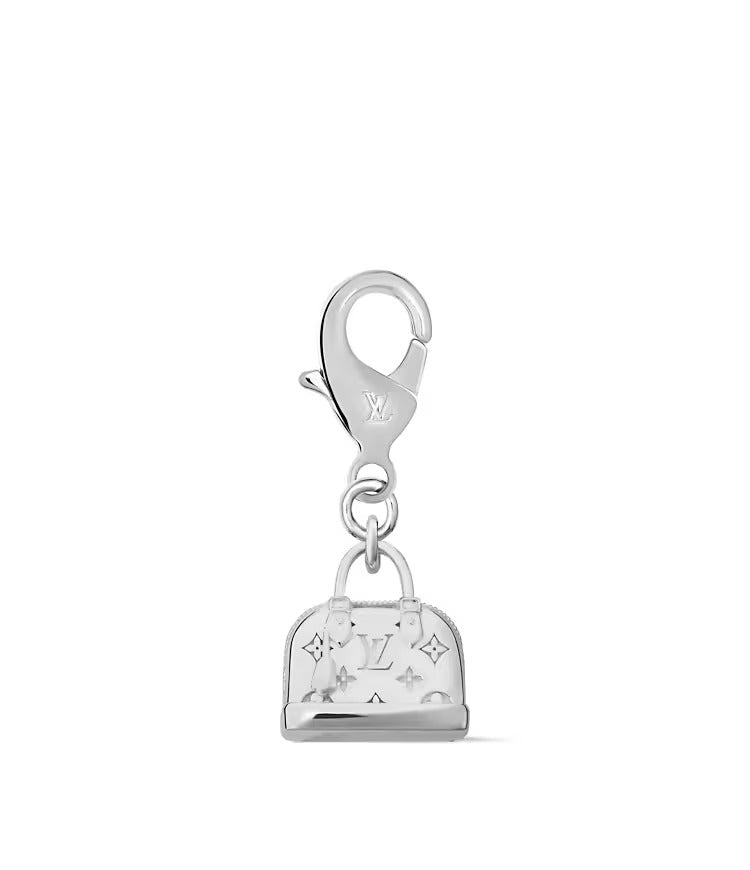 Alma Silver LV Charm
