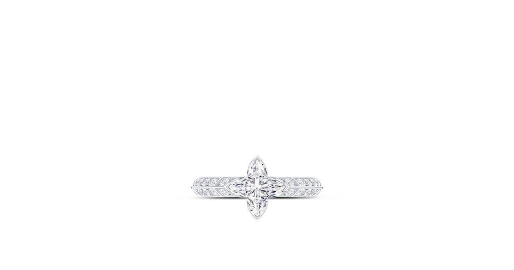 LV Diamonds Pavé Solitaire, LV Monogram Star cut