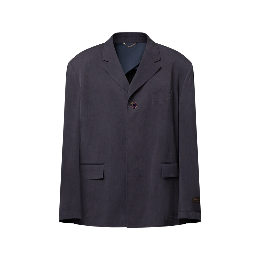 Light Unconstructed Wool Silk Jacket