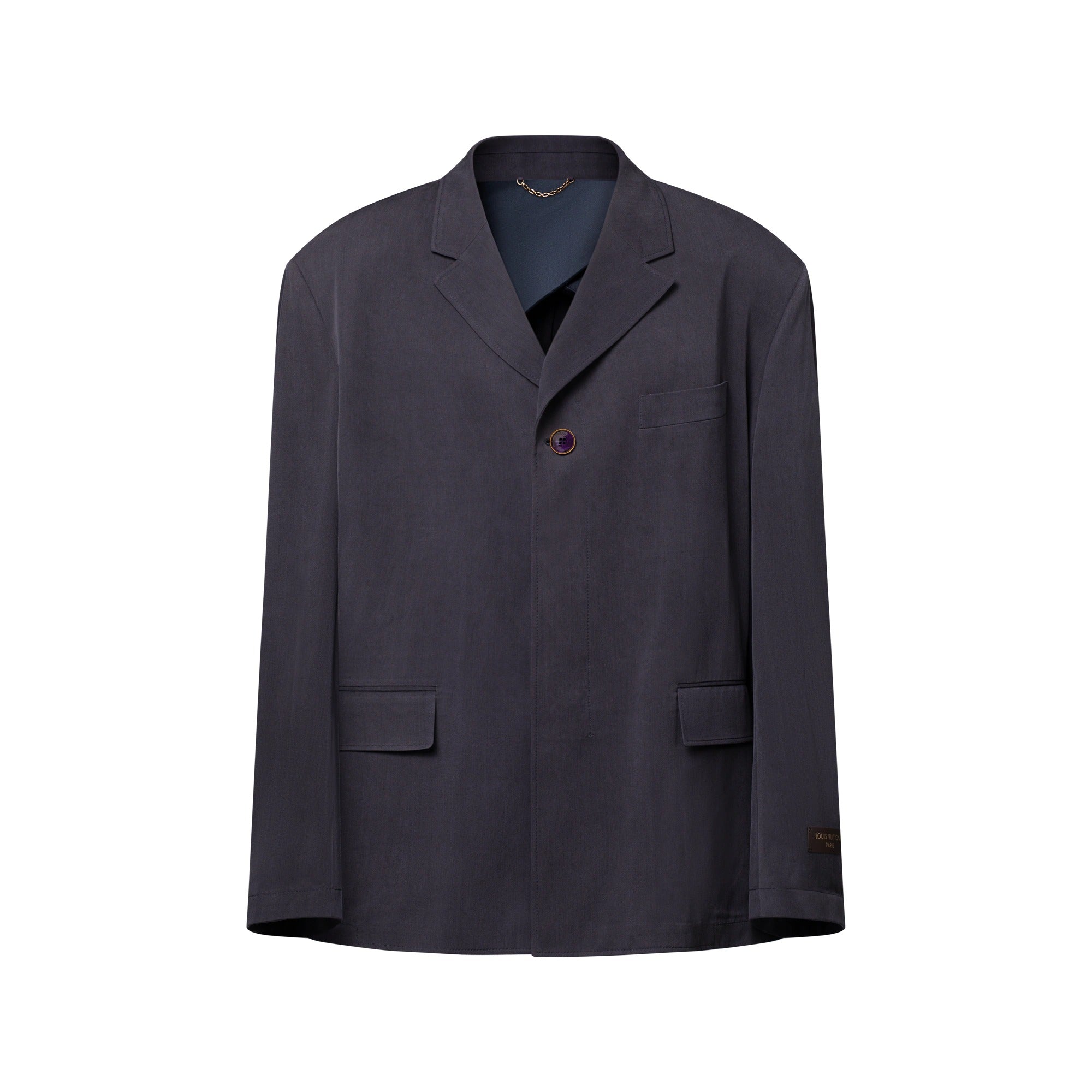 Light Unconstructed Wool Silk Jacket
