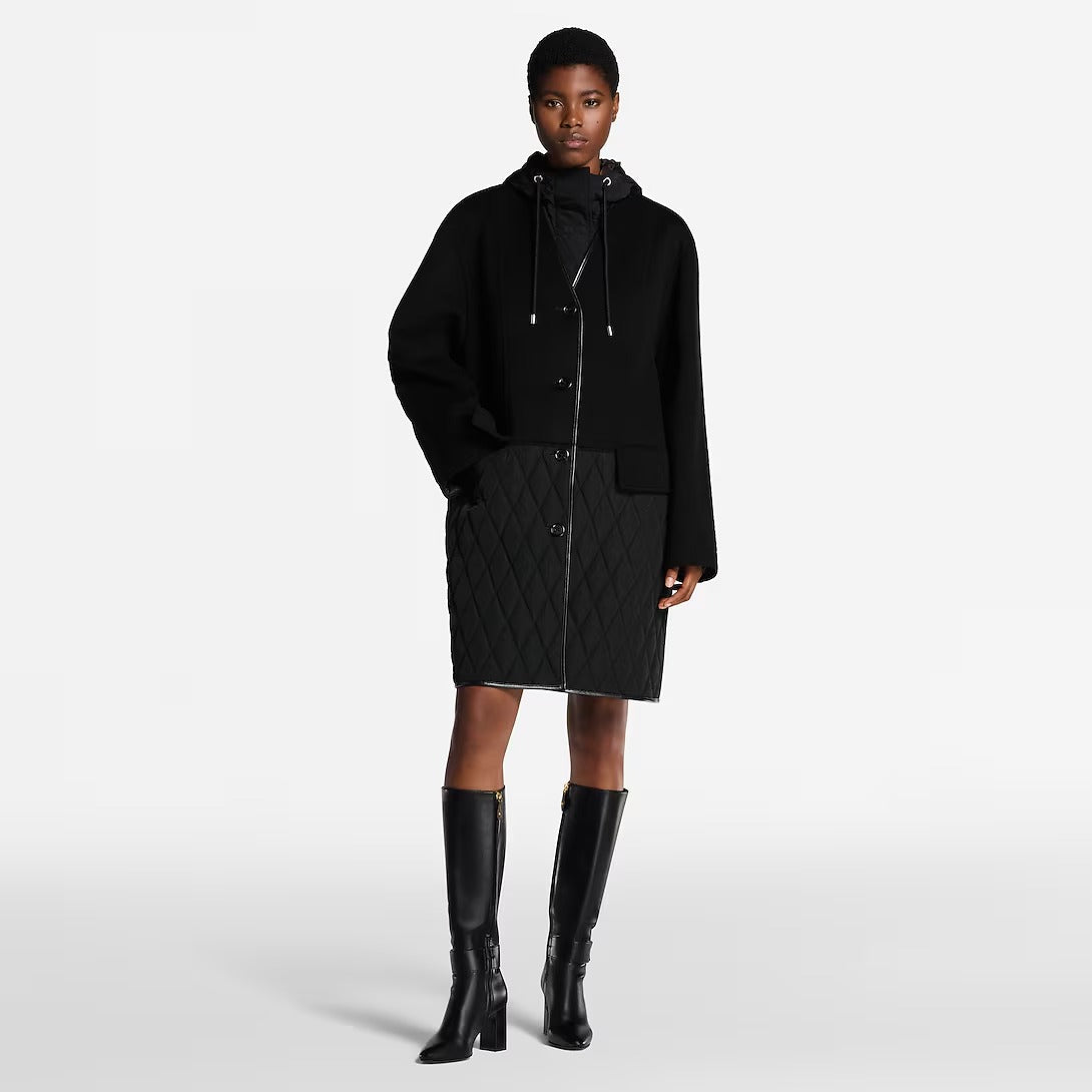Quilt Accent Coat