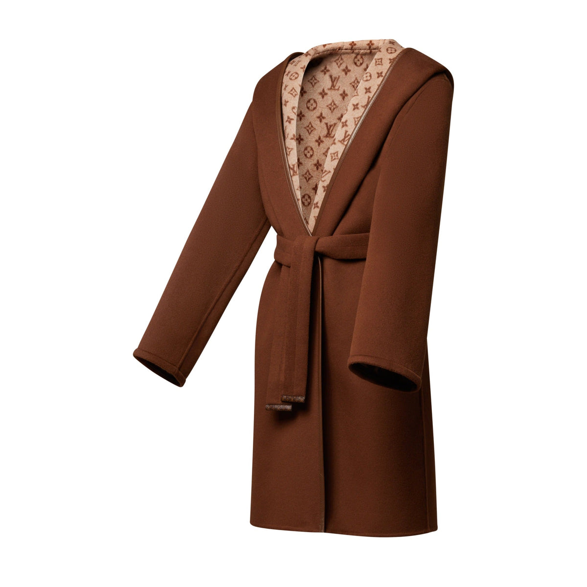 Signature Hooded Wrap Coat