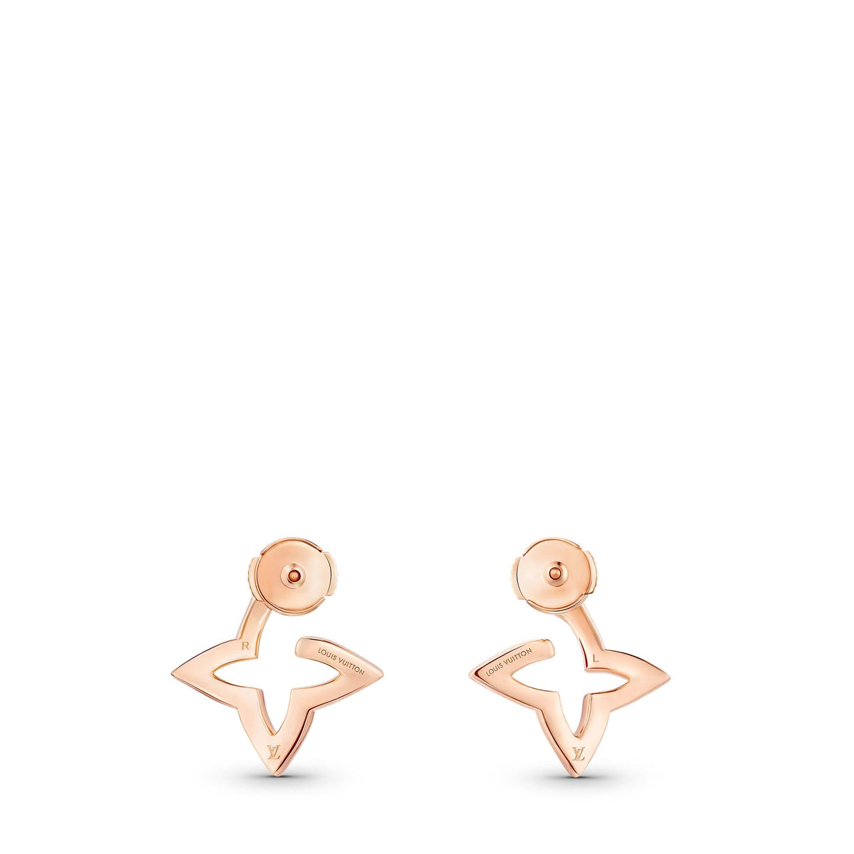 Ombre Blossom Mini Hoops, Pink Gold and Diamonds